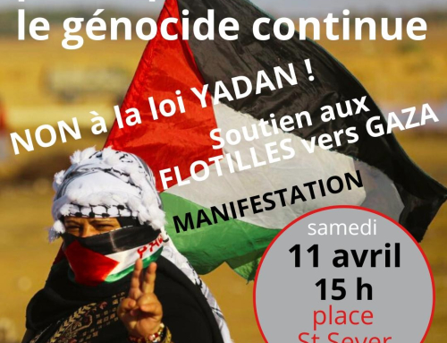 NON AU GENOCIDE, NON A LA LOI YADAN